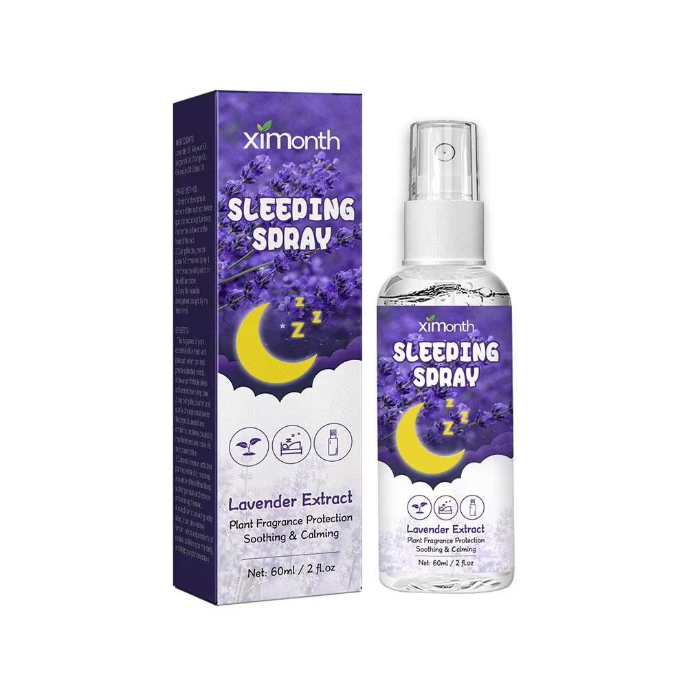 Lavender Sleep Spray 60ml Aromatherapy Sleep Lavender Vanilla Pillow Mist Sleep Pillow Spray for Room Linen Deep Sleep Spray