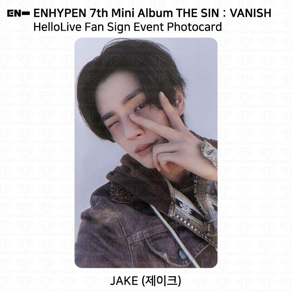 ENHYPEN 7th Mini Album The Sin : Vanish HelloLive VC Event Photocard