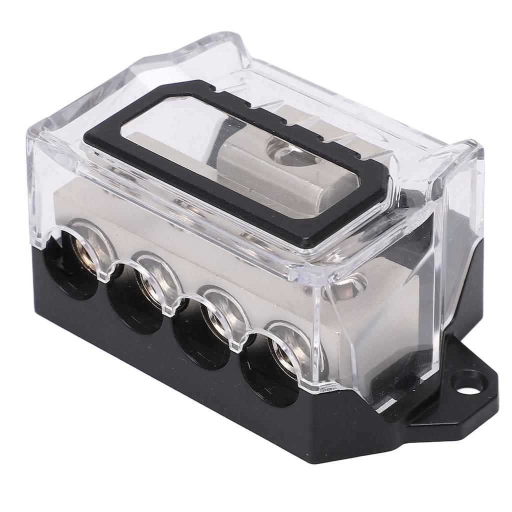 Power Distribution Block 0 Gauge To 4 Gauge Ground Wire Splitter Audio Distributor for Cars Boats