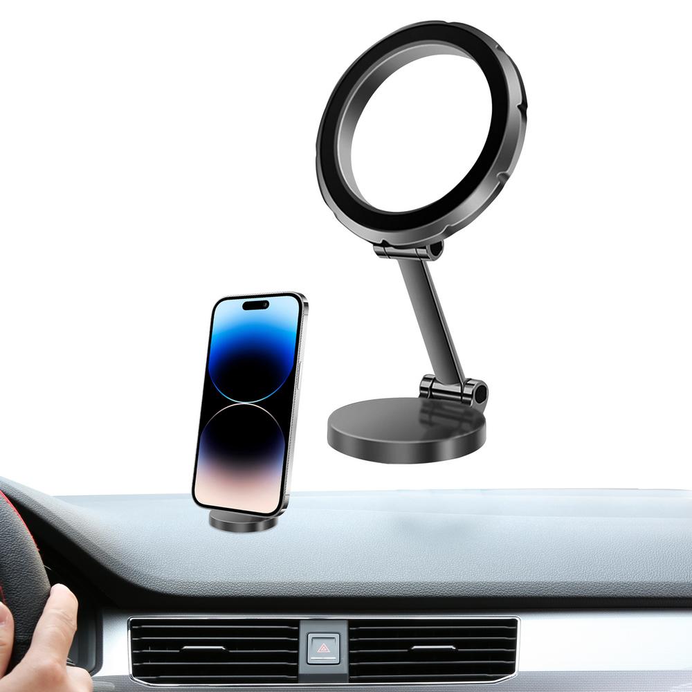 

Magnetic Phone Mount 360 Rotation Magnetic Phone Mount Vehicle Navigation Holder For Car Truck SUV RV Vehicle Daily Commuting чёрный