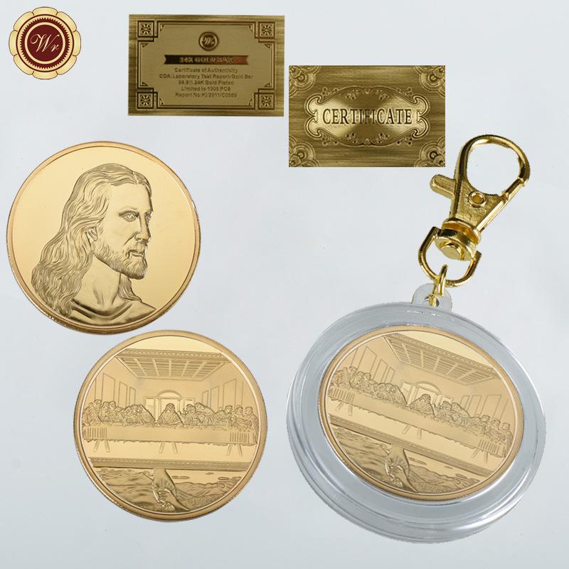 Last Supper Commemorative Badge Metal Badge Surrounding Commemorative Collection Coin Company Anniversary Celebration Gift