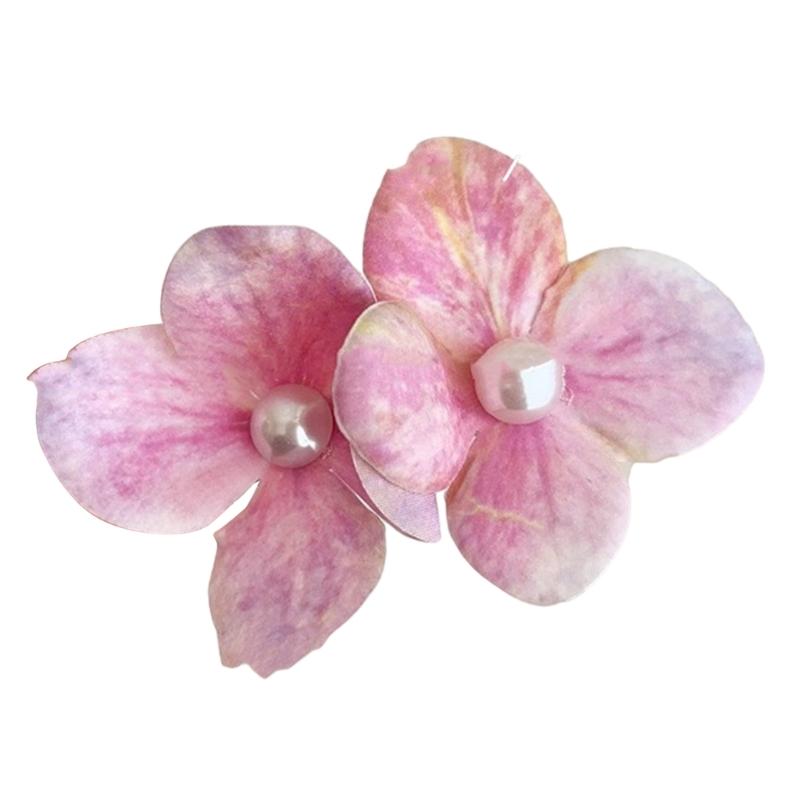 Flower Hairpin Side Clip Side Hairpin Party Hair Ornament Flower Hair Clip Hair Accessory Perfect for Stylish Ladies 1