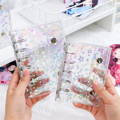 A7 Starry Laser PVC Planner Cover & Tri-Fold Envelope Bag
