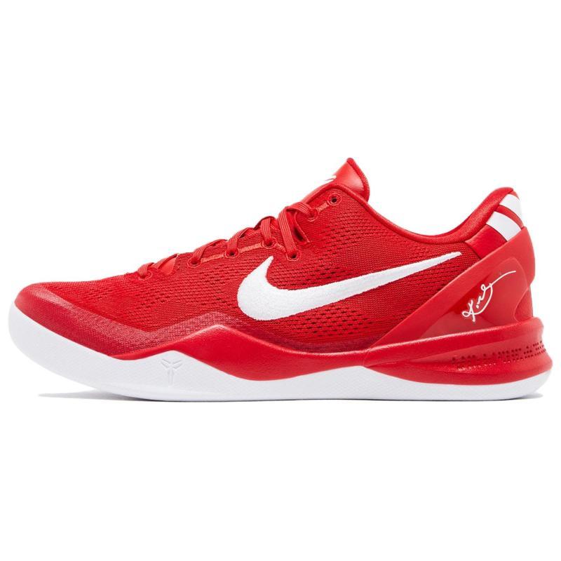 Nike Kobe 8 Abrasion Resistant Low top Basketball Shoes Unisex Red Nike HM6469-600