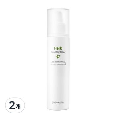 Herb Snail Skin Toner, 2 Packs, 120ml