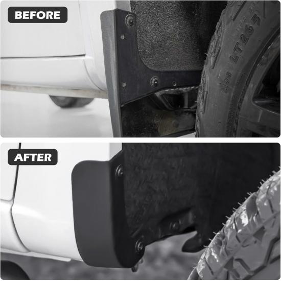 Mud Flap Delete Fit For Chevy Silverado -2026,Mud Guards Mudflaps Delete Compatible With Chevrolet Silverado 1500 Accessories -2026