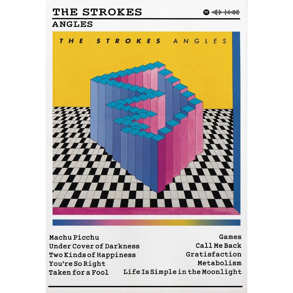 American Famous Rock Band The Strokes Posters Rock Music Album Prints Canvas Painting Wall Art Pictures Home Bedroom Club Decor