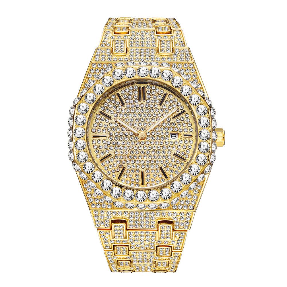 Missfox Watch Gypsy Star Diamond Set Men S Quartz Watch Fashion Full Diamond Watch