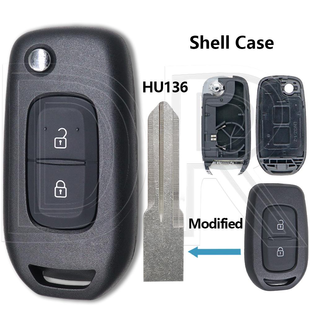 Great Car Key Modified Shell Case Only Support CWTWE1G0003 For Renault Dacia Symbole Logan Sandero Trafic Lodgy Dokker Duster