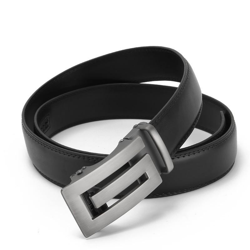 Curea Aliaj Multicolor Cataramă Automată Curea pentru Bărbați Piele Naturală Business și Casual