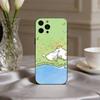 Cute D-Doubao D-Duck Phone Case For iPhone 17,16,15,14,13,12,11 Plus,Pro Max,XS,Soft Silicone Black Cover