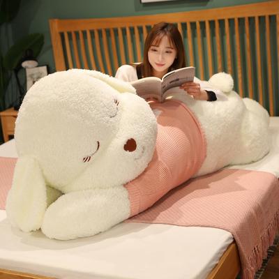 Süße Hundepuppe Teddy Hundepuppe Plüschtier Junge und Mädchen Schlafpuppe im Bett