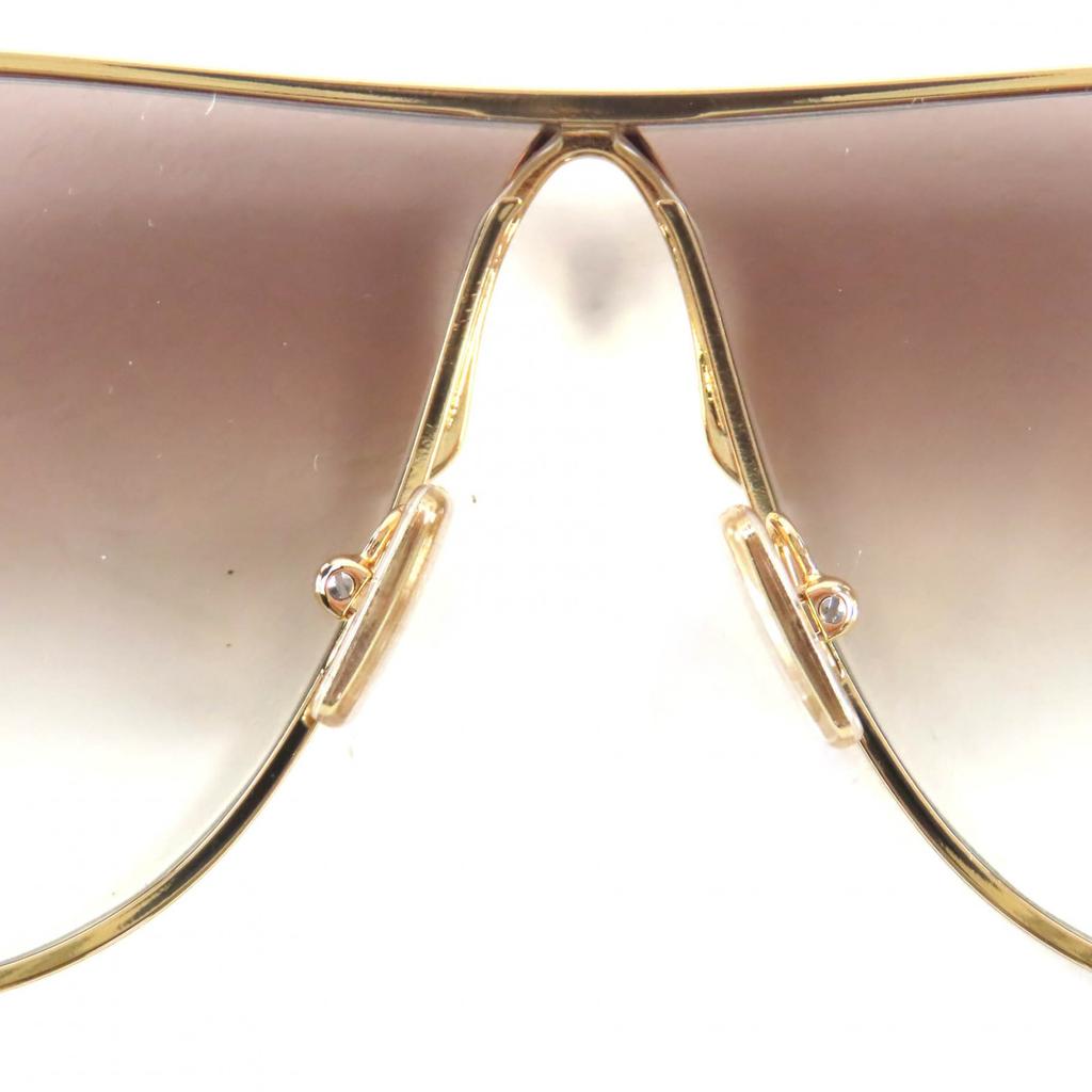Excellent MIUMIU sunglasses Teardrop eyewear gold Women SMU A56 Used