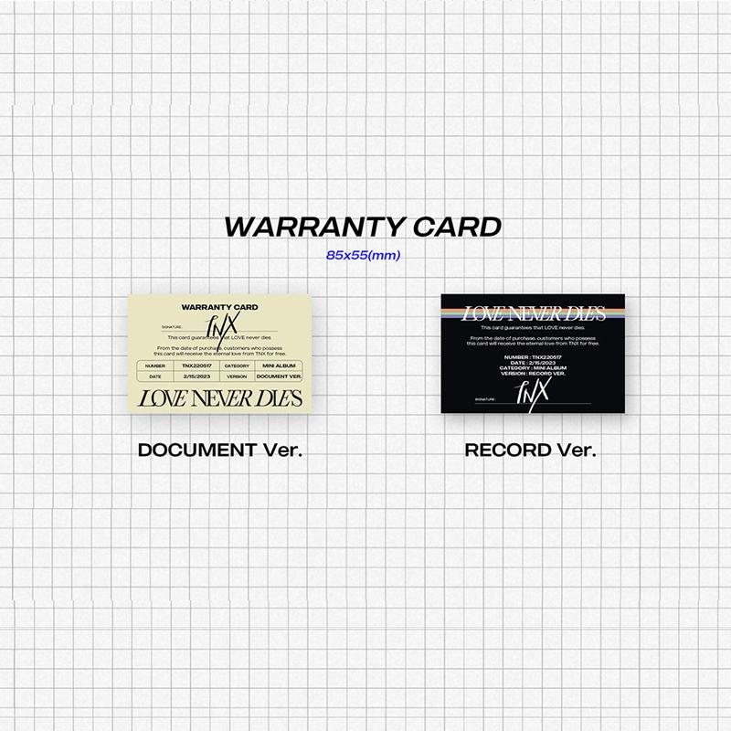 Al doilea mini album TNX [Love Never Dies]
