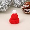 Christmas Mini Hat Ornaments Korean Version Knitted Yarn Ball Handmade DIY New Year Decoration Hat