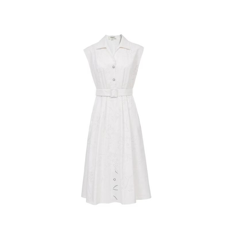 VEROMODA 2026 Summer Cotton Belted A-Line Midi Dress