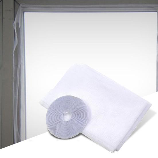 Window Screen Self Adhesive Strong Stickiness Labor-saving Anti-Insects Simple Installation Transparent Gauze Indoor DIY Window Fine Mesh Screen Home