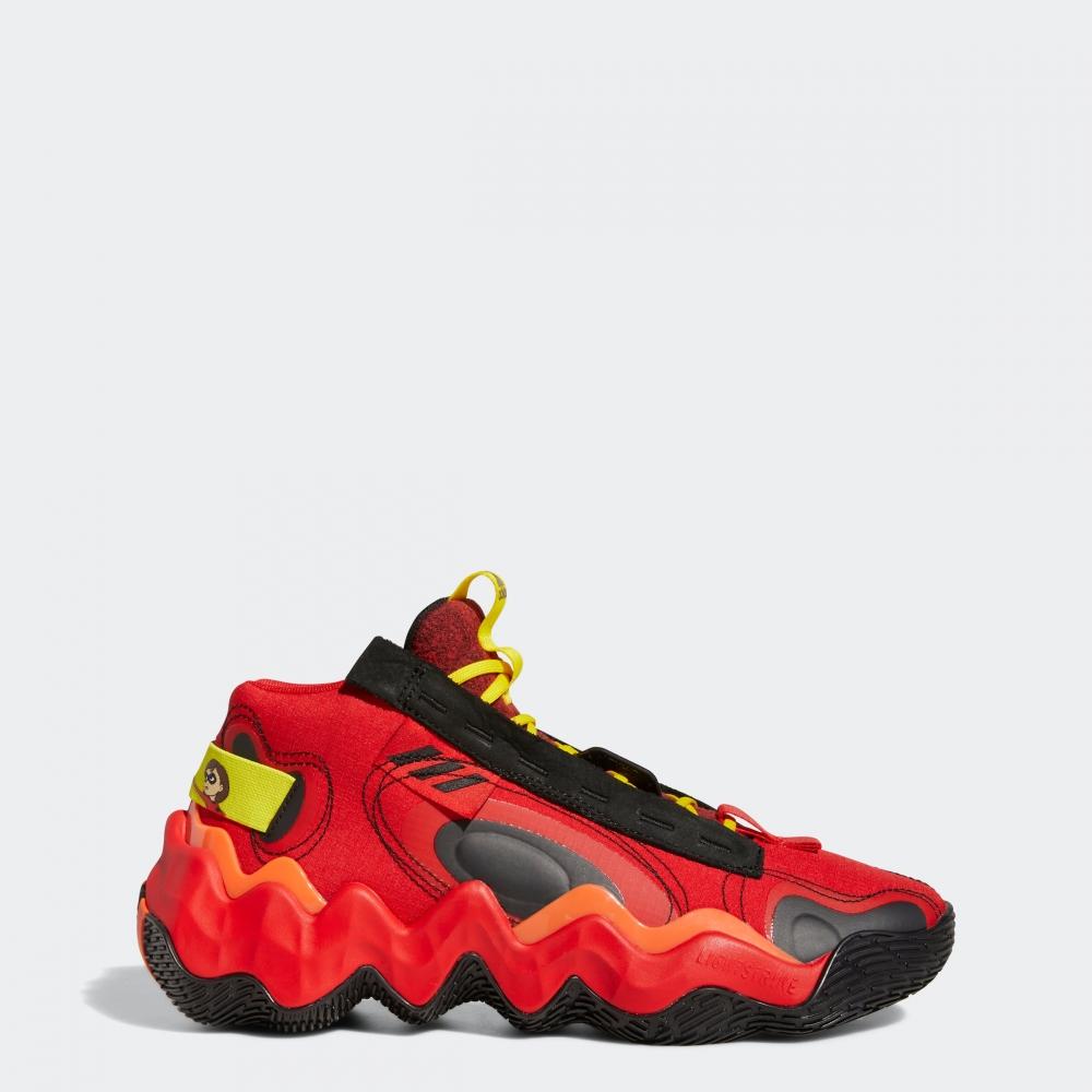 

adidas Женские баскетбольные кроссовки adidas Exhibit B Candace Parker Mid ярко-красный основной черный командный желтый