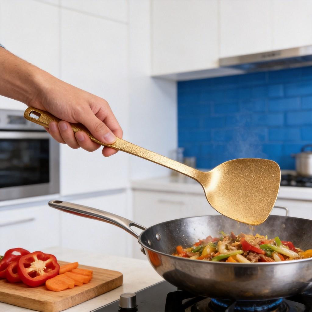 Stainless Steel Cookware Utensil Set With Heat Resistant Design For Home Cooking Efficiency