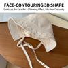 Cotton Linen Bucket Hat Breathable Face Flattering Hat Floral Embroidered Hat Thin Fabric For Daily Commuting Shopping Walking