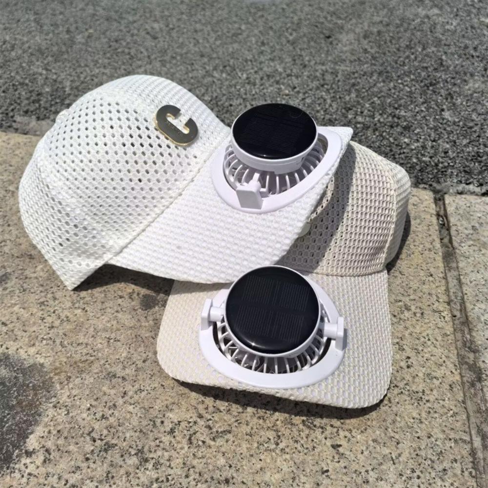 USB Charging Solar Fan Hat Quick Dry Full Mesh Hats Fashion Baseball Cap  Outdoor