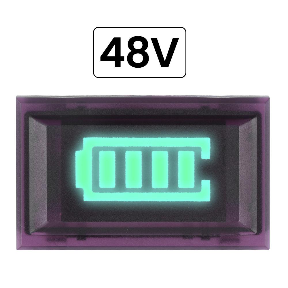 4S 8S 10S 13S 12V 24V 36V 48V Lithium Battery Capacity Indicator Display w/ Shell Percentage Battery Power Display Tester Meter