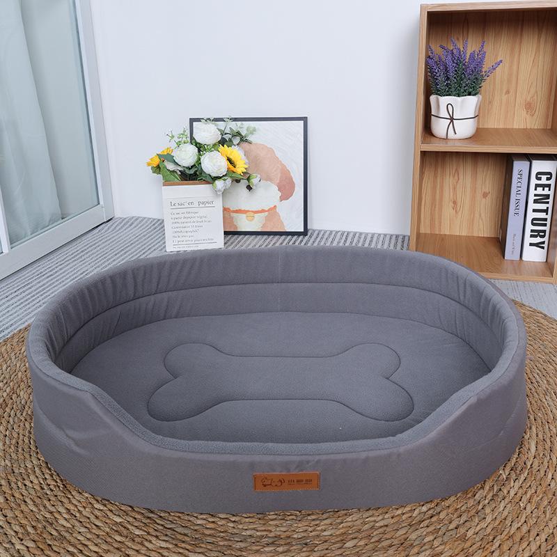 Dog Pet Beds Square Dog Bed For Large Dogs Dog Sofa Beds Waterproof Customized Pet Bed Inner Pad Washable Puppy Kennel Accessory