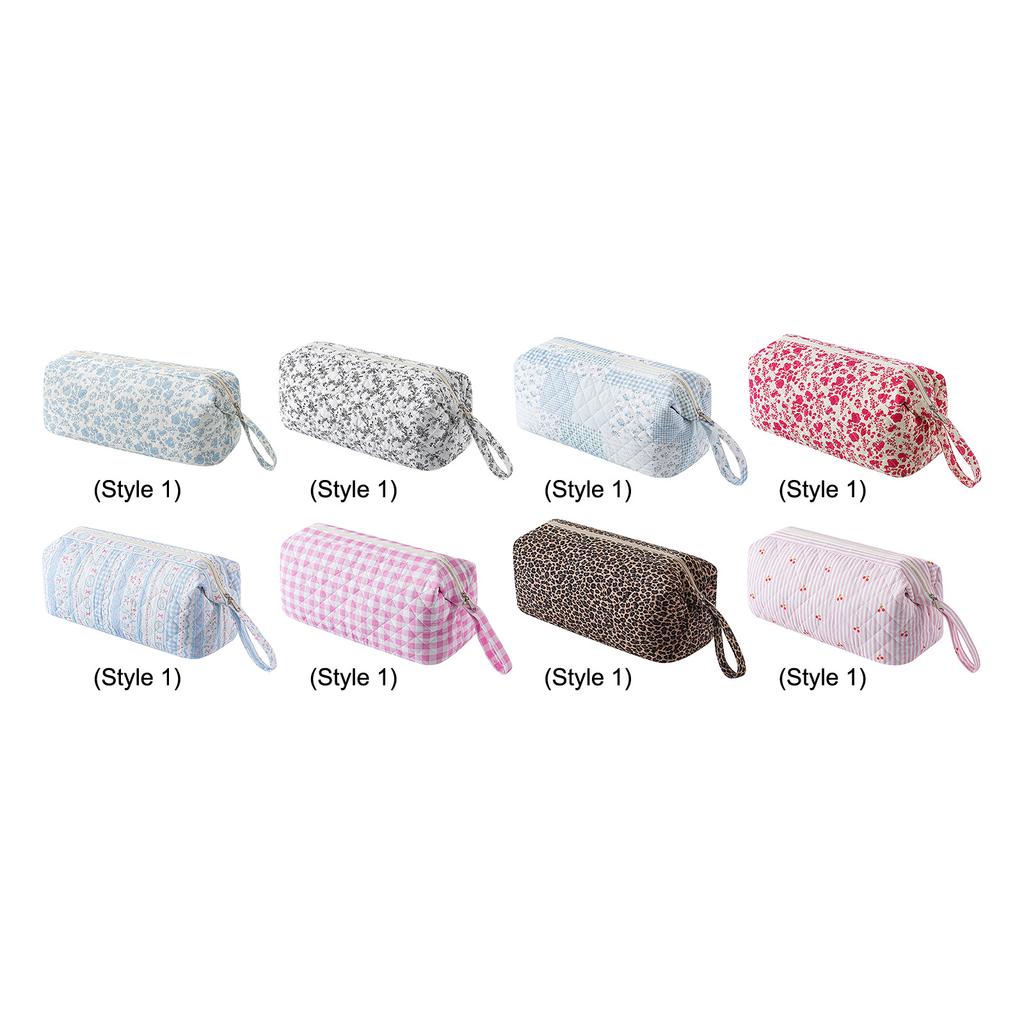 Quilted Travel Case with Handle & Zipper Travel Organizer Large Capacity for Airwrap Hair Dryer Shark Flexstyle