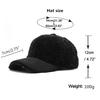Hat Female Warm Lamb Fur Baseball Cap Cute Plush Solid Color Versatile Student Cap