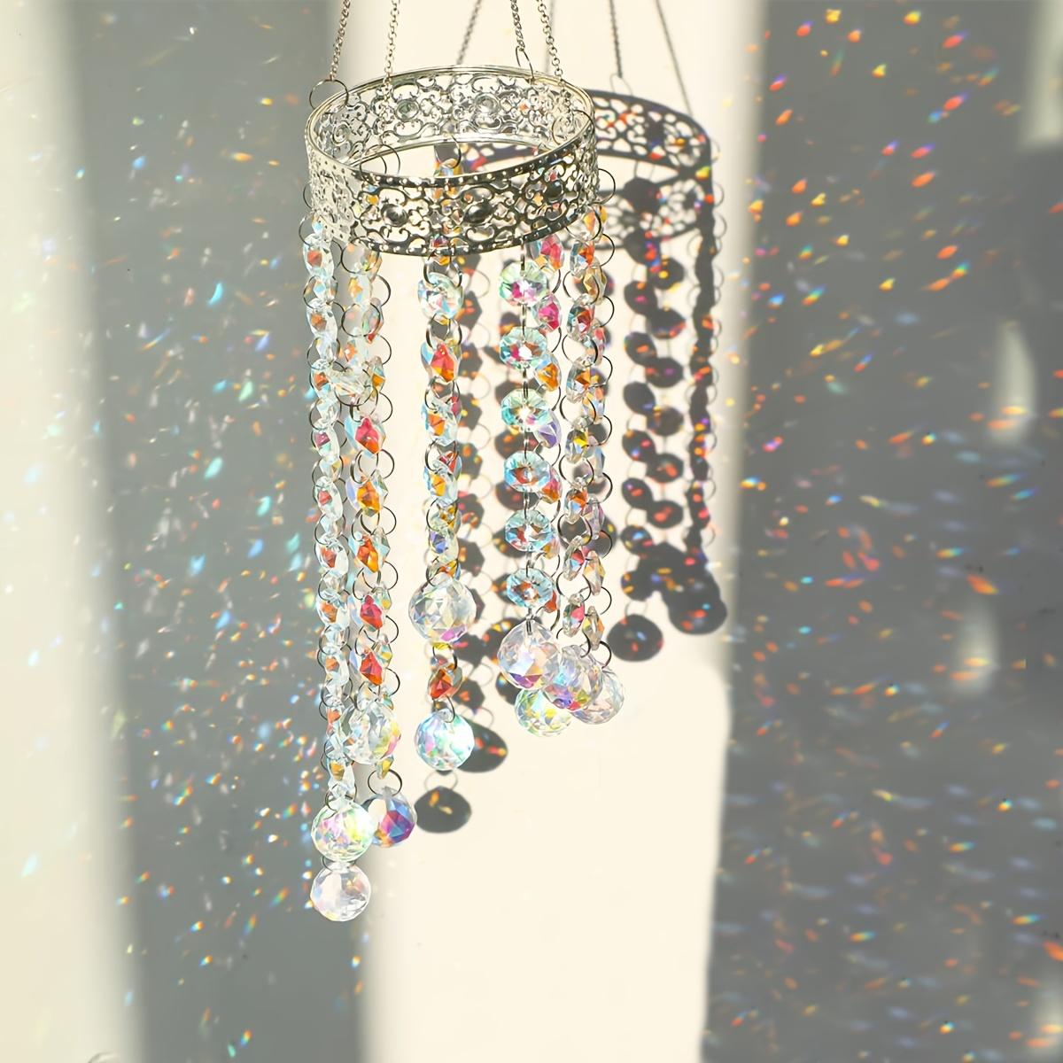 

1 шт. подвеска из кристаллов dunhuang crown, ловец солнечного света, подвесные украшения для садоводства, подвесные украшения