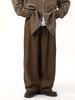 Women's Casual Trousers Plus Size Baggy Straight Wide Leg Pants Vintage Style Clothes Y2k Brown Black