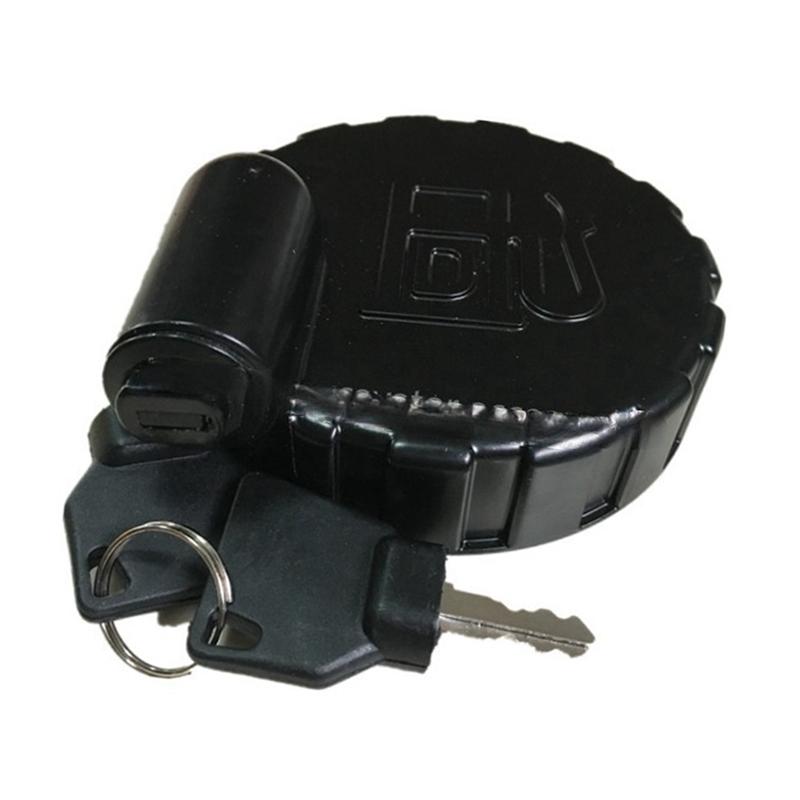 Precise 1 Piece 331/45908 331/33064 Fuel Cap Fuel Tank Side Lock Cover With 2 Keys ABS For JCB Excavator 3CX 3CXE 4CX 4CS