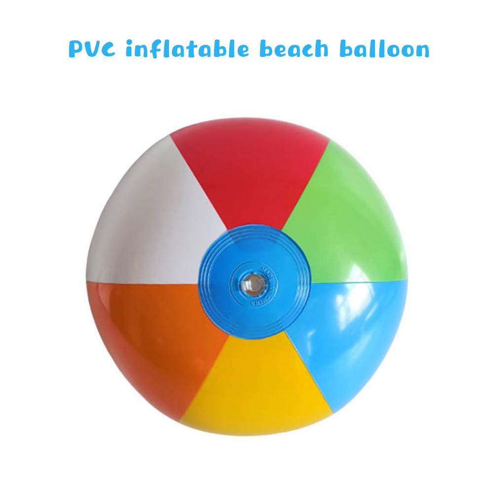 Novelty Beach Ball for Kids Classic Color Pool Game Ball Summer Toy 16/30/36cm