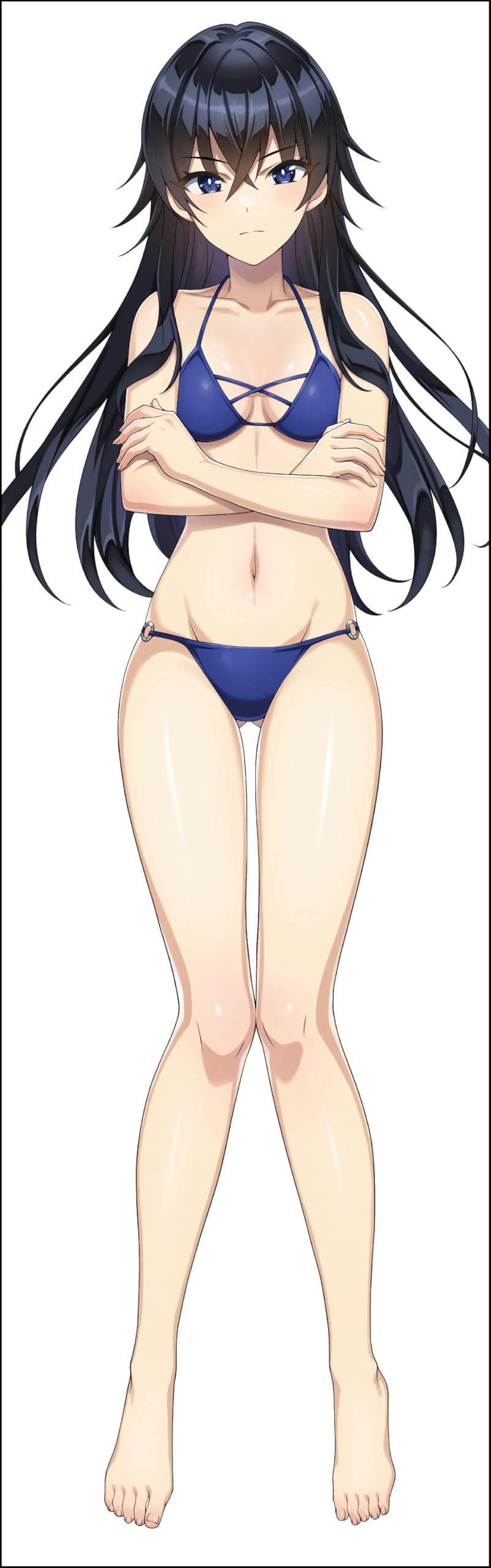 

Dolphin Wave Yagane Otohime Body Pillow Cover 160x50cm білий