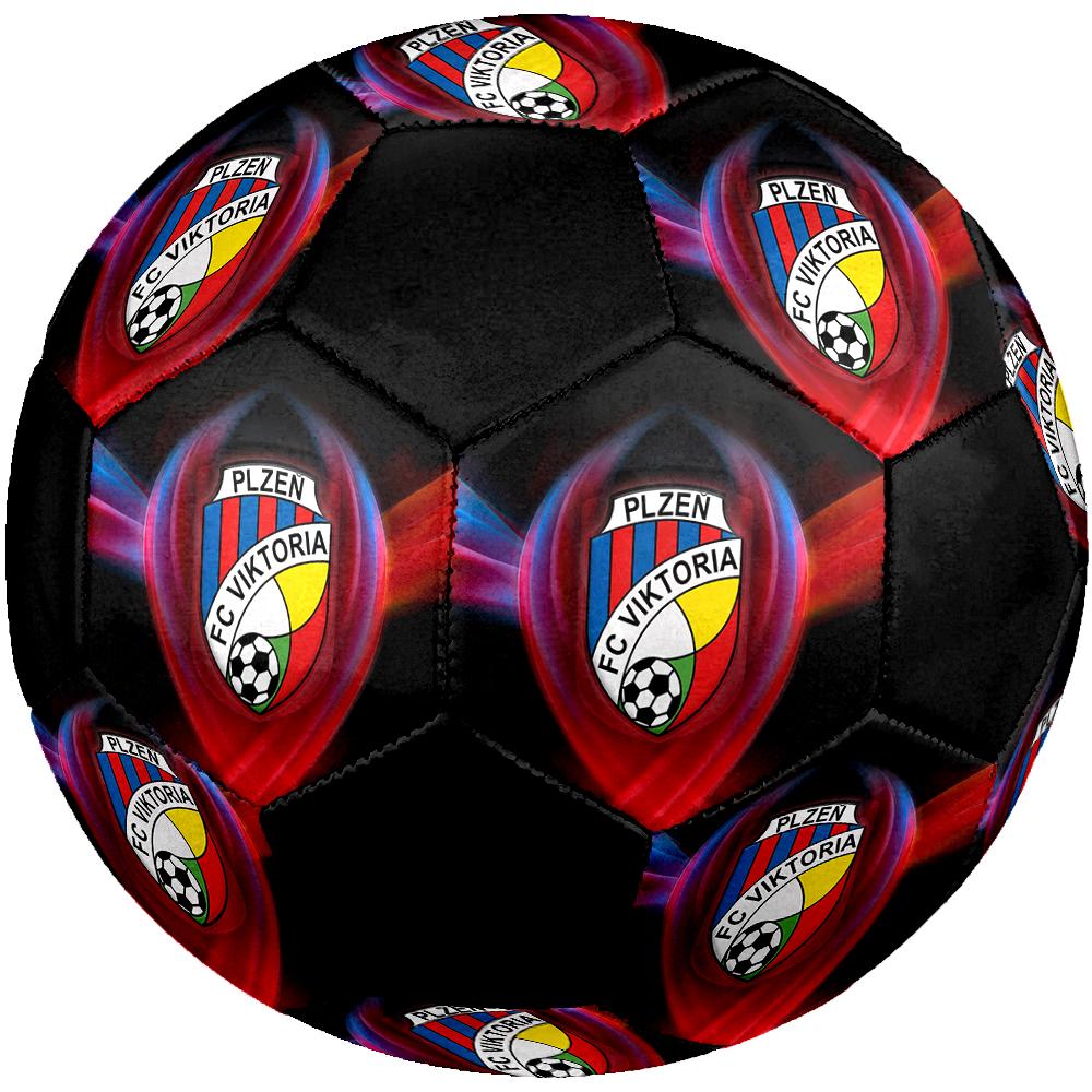 TAGLIA 5 Pallone da Calcio FC Viktoria Plzeň Colorato Per Tutte le Età Cucito a Macchina PVC Pronto per la Competizione Resistente Alta Rimbalzabilità