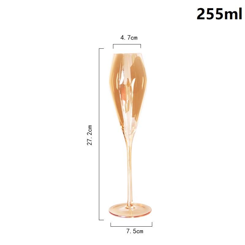 

Amber Red Wine Glass Artwork Ultra-Thin Crystal Burgundy Bordeaux Goblet Big Belly Tasting Cup Wedding Party Champagne Flute Cup Amber