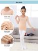 Autumn Winter Fleece-Lined Kids' Dancewear Invisible Girls High-Stretch Performance Outfits