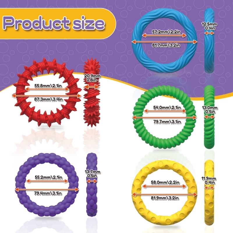 Flexible Fiddle Toy Wristband Permanent Elastomer Plan Transportable Hand Counseling For Concentration Rest Training