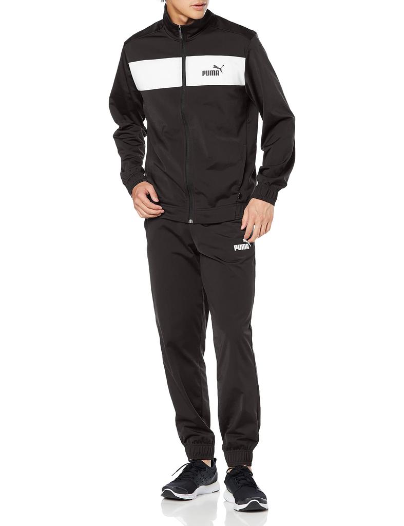 PUMA Polyester Training Suit Set for Men, Track Jacket and Pants