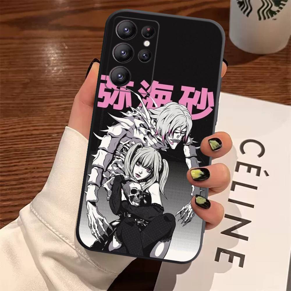 Misa anime D-Death N-Note Case For Samsung Galaxy Case S25 S23 S22 S21 S30 S20 S10 Ultra Plus FE TPU Soft Cover