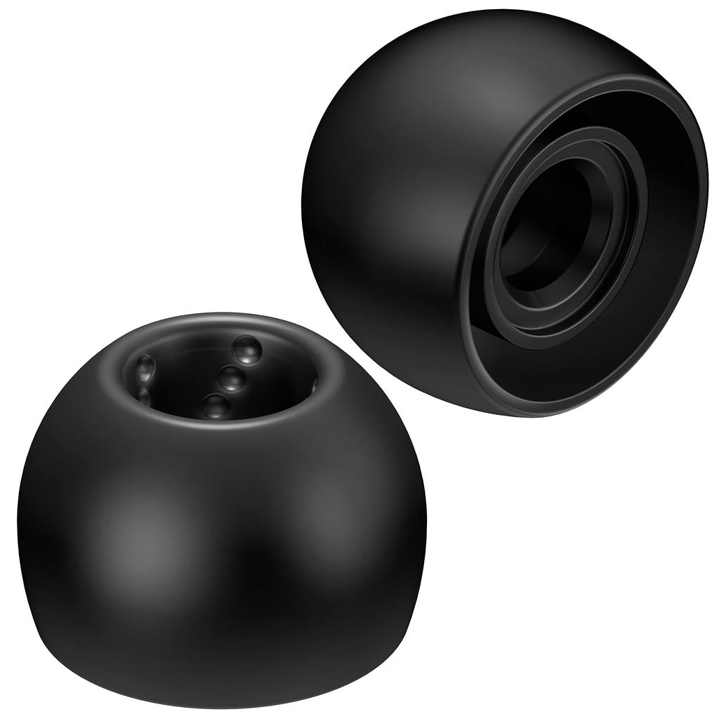 JVC Kenwood JVC Replacement Earpiece Spiral Dot 6 Pieces MS Size Black EP-FX9MS-B