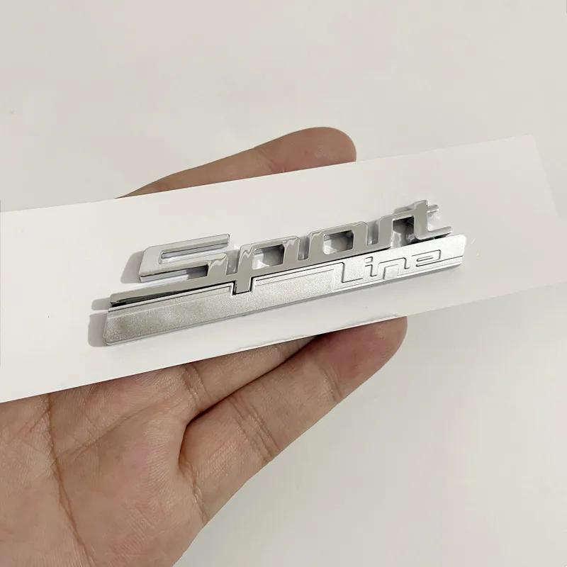 New 3D ABS Sport Luxury Line Logo Fender Emblem Badge Sticker Decal For BMW F10 G30 E46 E39 E36 E90 F30 F20 E60 Car Acessories FD2