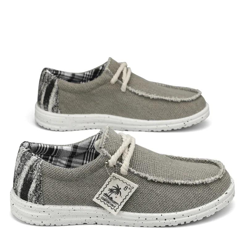 

New Summer Design Men s Comfortable Outdoor Comfortable Breathable Sports Shoes Casual Shoes Lazy Slip-on Casual Sports Shoes 39 сірий колір