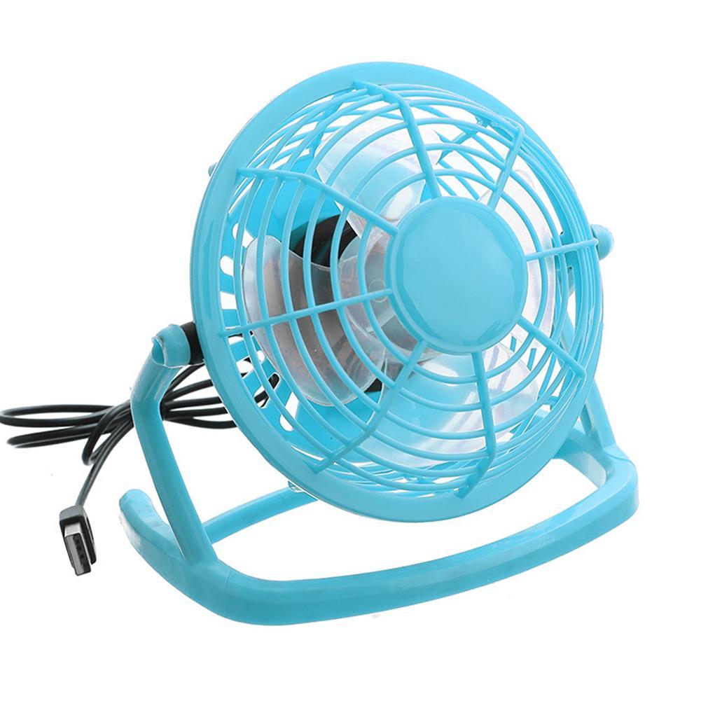 Portable 4 Inch USB Mini Fan Plastic Small Fan Office Computer Fan Electric O5X2