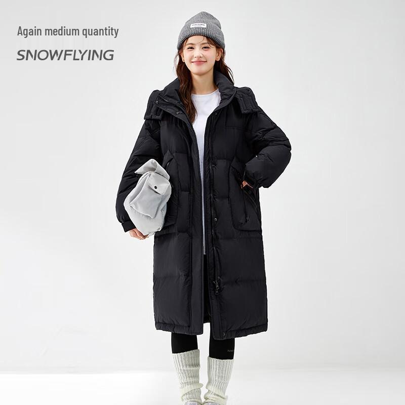 

SNOWFLYING 2025 Winter Women s Hooded Down Jacket M