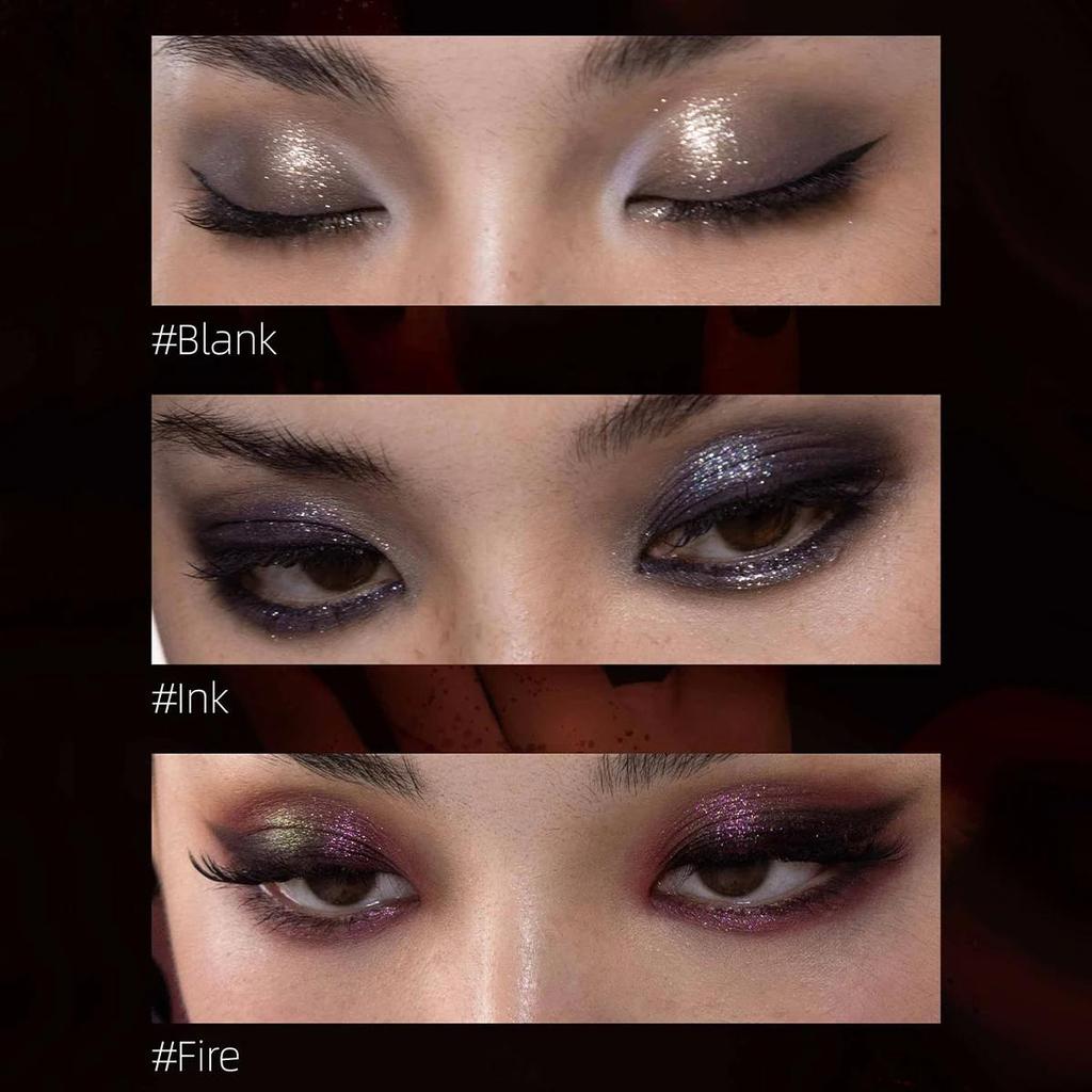 Girlcult Illusion Eyeshadow Palette Four Color Matte Pearl Shimmer Glow Polarized Light Delicate Chameleon Eye Makeup