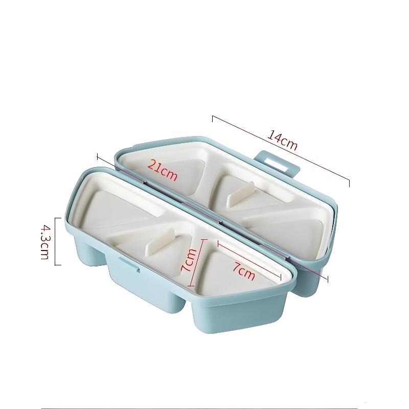 6 Grids Sushi Mould Triangle Bento Box Kitchen Party Supply Mold Tool Onigiri Rice Ball Bento Machinenori Kitchen Accessories
