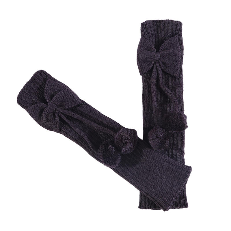 Knitted Long Fingerless Mittens Glove Arm Warmer Stretchy Mitten Unisex Crochet Half Finger Long Gloves Hot Selling