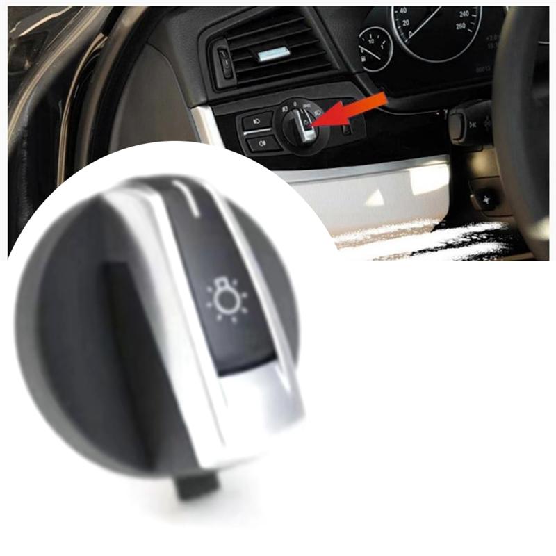 Portable Car Headlight Switch Knob Buttons Replacement Parts For BMW 5/7 Series X3 X4 F01 F02 F03 F10 F18 F07 F06 F25 F26 613168