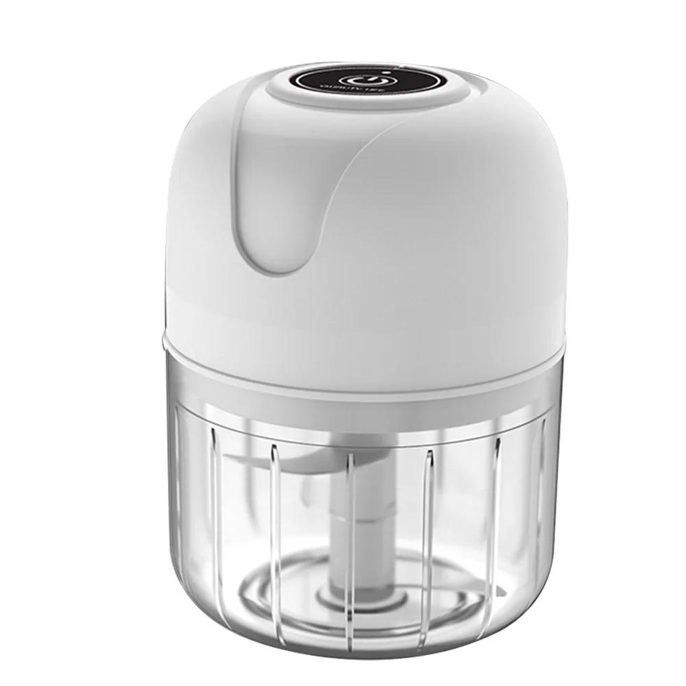 Culinary Explorers Home Cooking Electric Garlic Chopper Electric Crusher BPA Free Baby Food Cooking Easy Cleaning